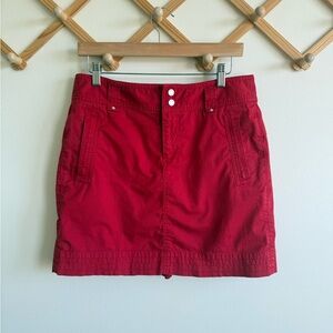 Ralph Lauren Golf Red Cargo Golf Skort